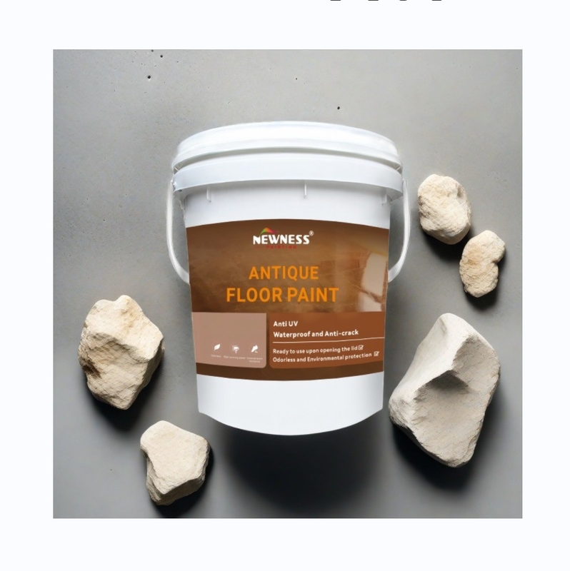 Sistema de nivelação de pintura acrílica média Pintura de piso epoxi à base de água em cores personalizadas