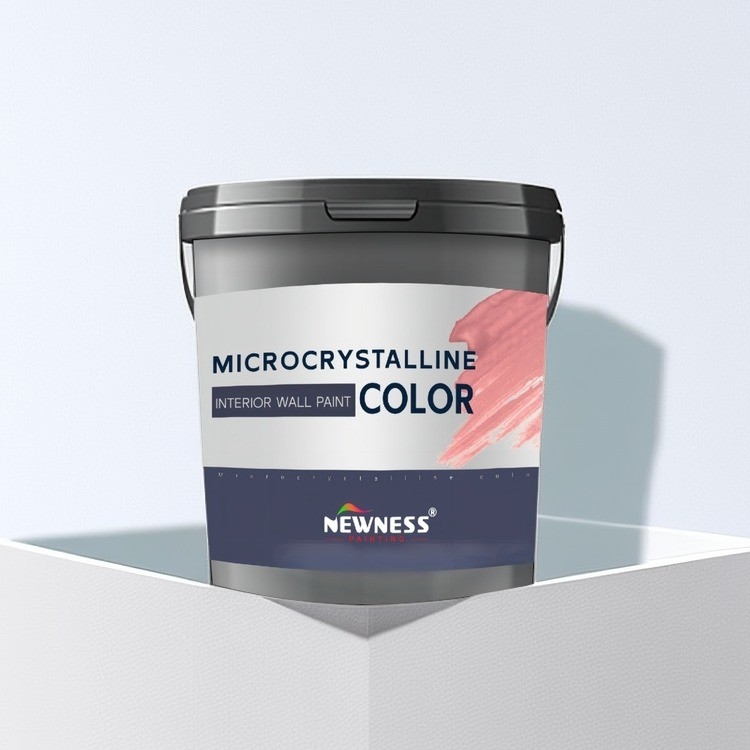 Micro-cristal pintura de parede interior fórmula inodora para fabricação profissional de tinta