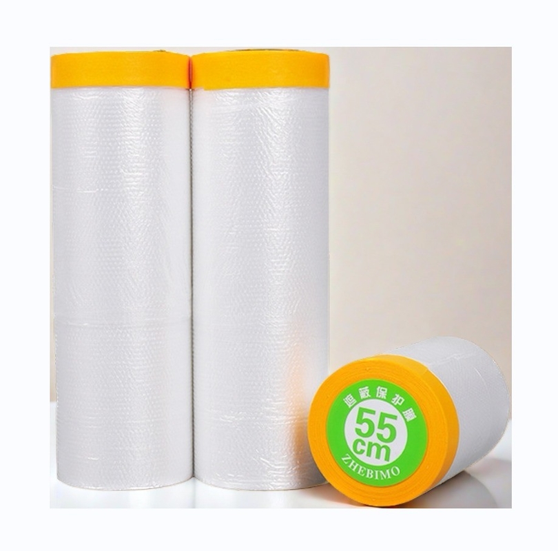 Filme de mascaramento pré-cortado ativado por água Largura 30cm-300cm para mascaramento fácil e preciso