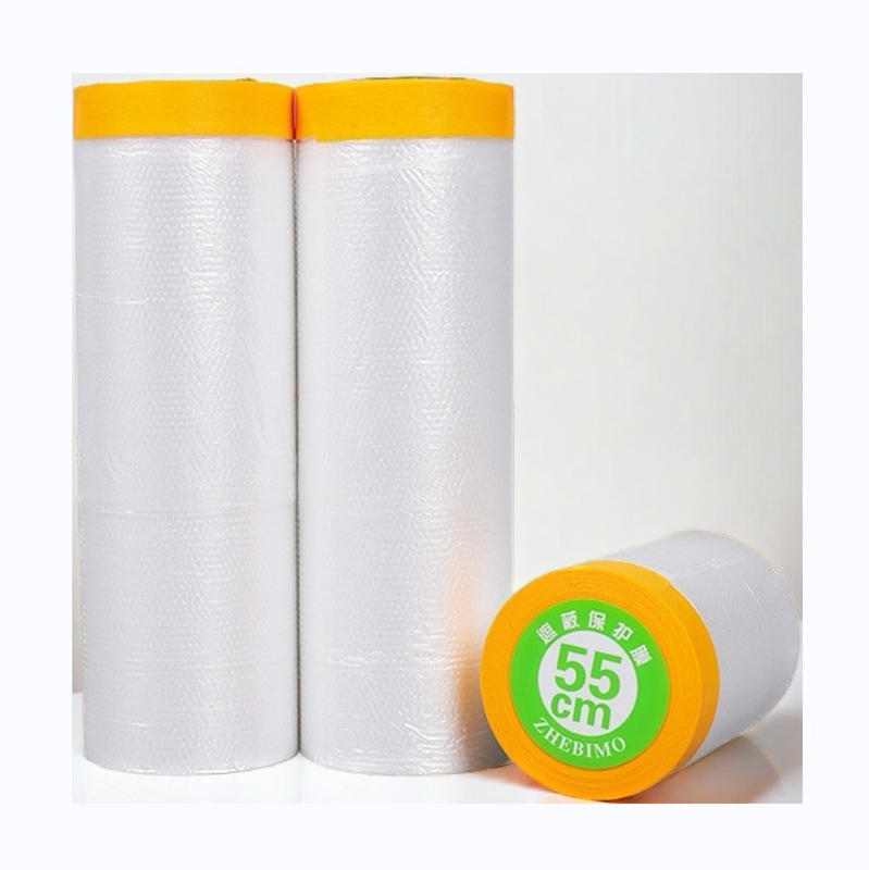Película de mascaramento de 1100 mm/1400 mm, acionada à mão, boa aderência, sem resíduos de tinta para móveis