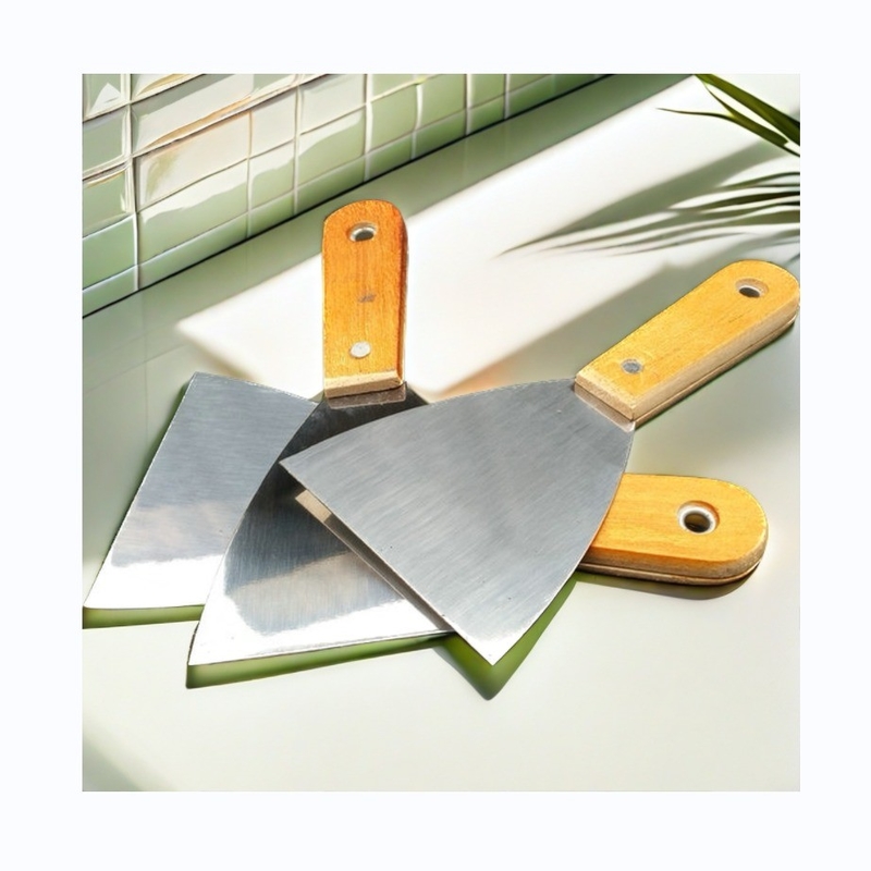 DIY Kit de ferramentas de raspador de plástico de aço inoxidável com lâminas de 15cm 30cm 45cm