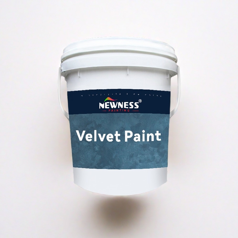 Pintura decorativa de veludo para quarto em cores personalizadas Efeito metálico especial