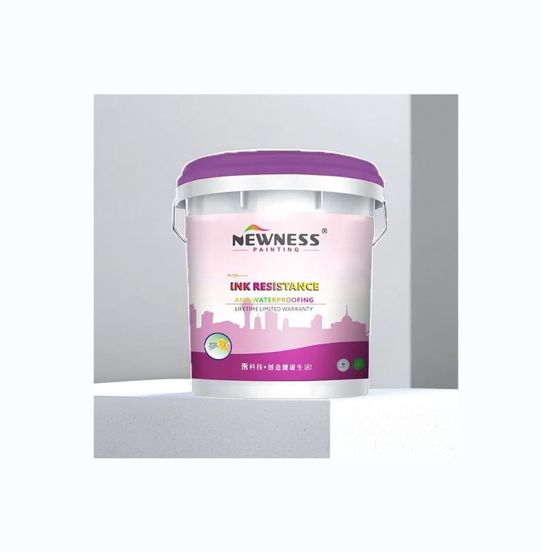 Pintura de revestimento de látex multicolor emulsão para parede Aparição de filme duro