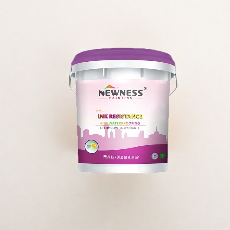 Método de aplicação do pincel Pintura de látex interior feita em anti-tinta decorativa flexível