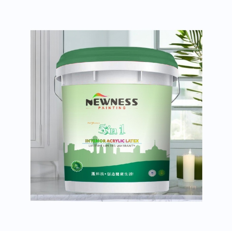 Pintura de látex ecológica emulsão de parede para casa cena de hotel MF Tio2