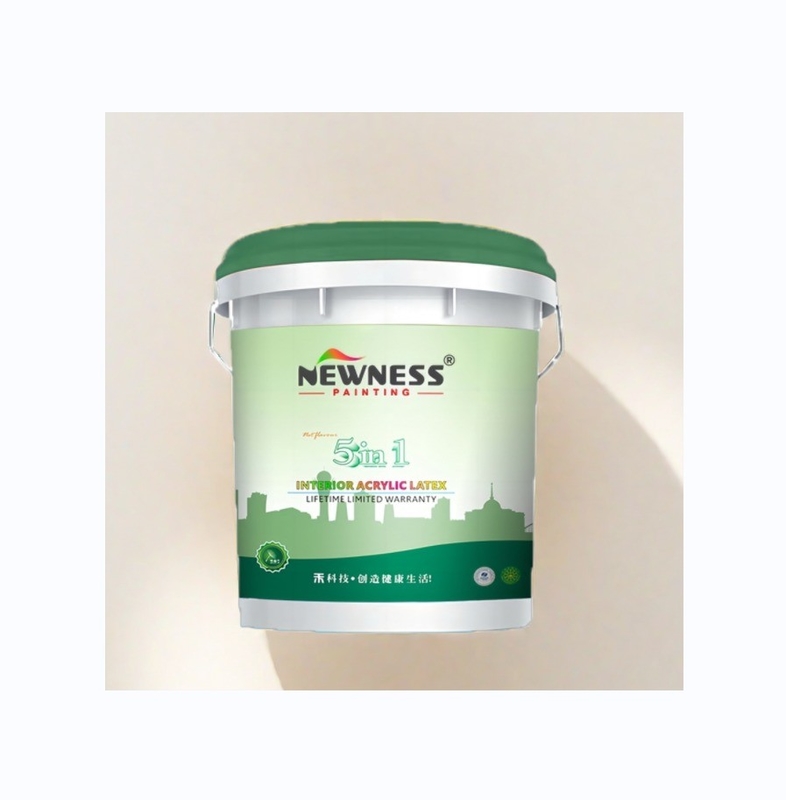 Pintura de látex acrílico ecológico para paredes interiores não tóxica e à base de água