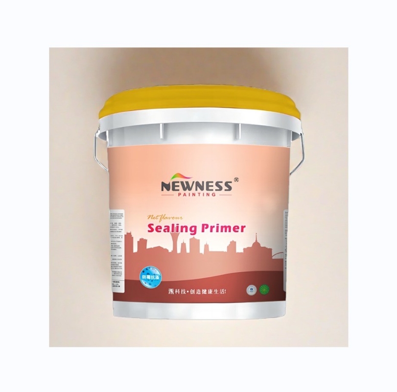 Primer de vedação exterior e pintura dois em um pintura de edifício com resistência alcalina