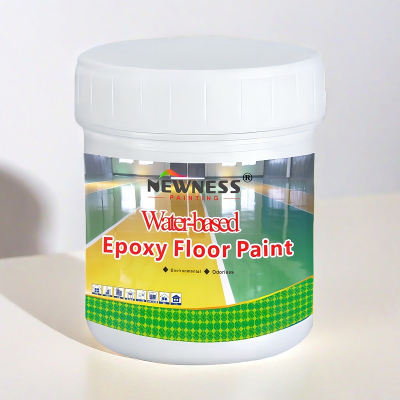 Pintura de piso auto-nivelação de resina epoxi para revestimento à prova de pó e resistente ao desgaste de oficinas