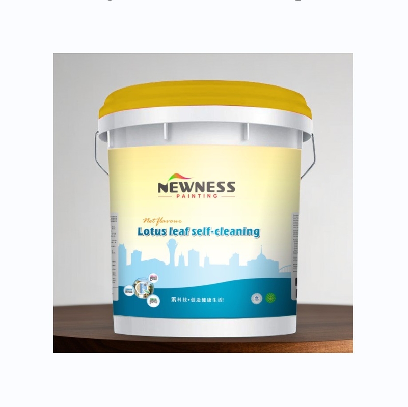 Tinta de látex de interiores com baixo teor de carbono e respeitosa do ambiente para decoração residencial