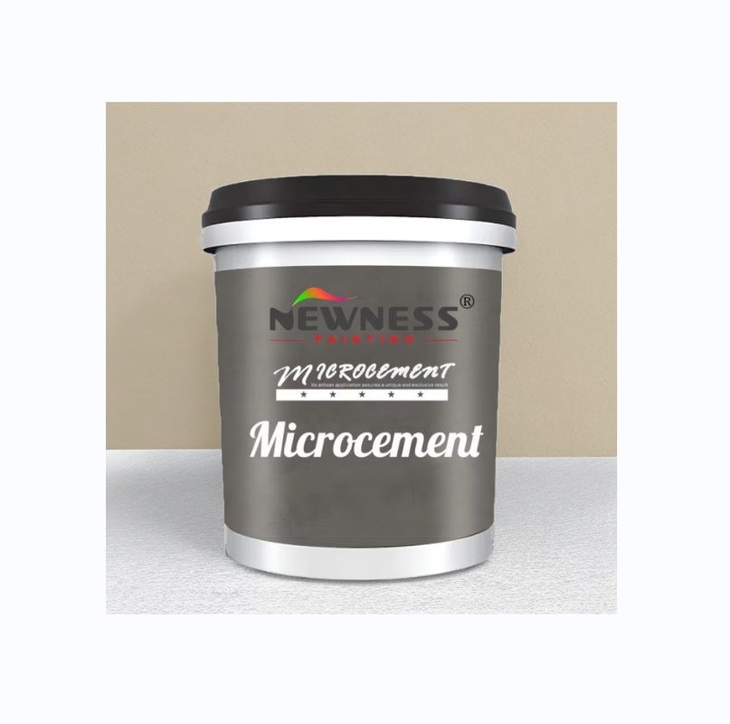 Revestimento de micro-cimento não tóxico, ecológico e de dupla composição para teto/piso/parede