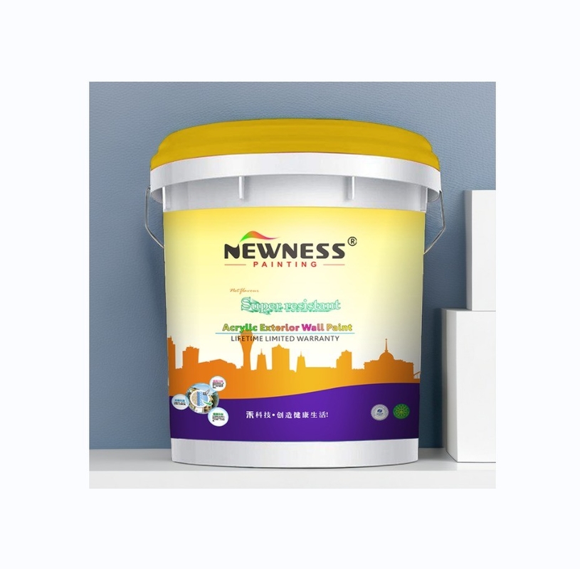 20KG/BUCKET Repelente de poeira lavável Acrílico Exterior de pintura de parede áspera CAS n.o 9003-01-4