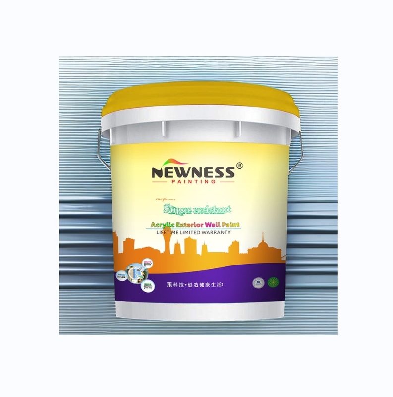 Pintura de látex acrílico de desempenho superior para decoração de paredes interiores e exteriores