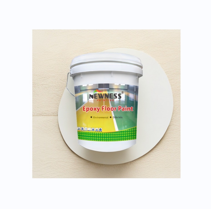 Pintura de piso de borracha acrílica para aplicação suave de pincel/pintura em piso de cimento