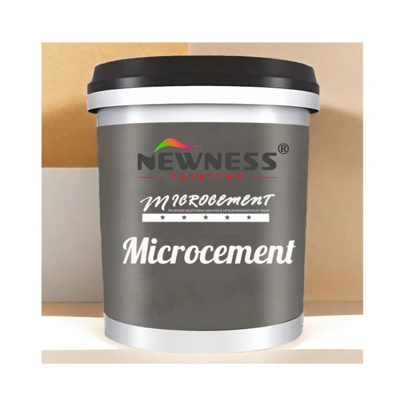 Regulamento francês VOC Uma pintura de parede de micro-cimento contemporâneo certificado para casa ou hotel