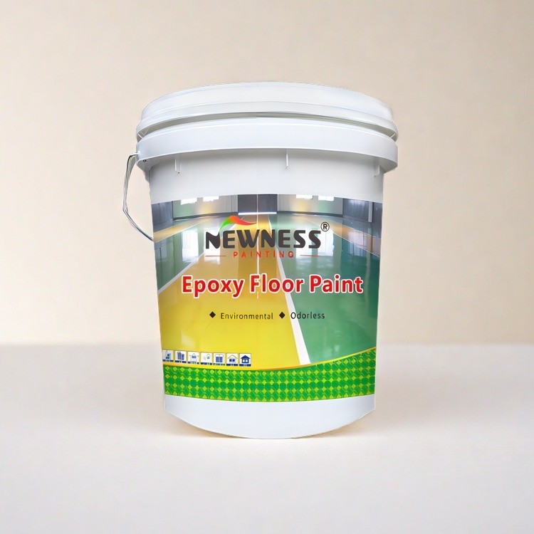 20 kg/BUCKET Casa Branca Tinta epoxi para pisos de concreto Secagem rápida e auto-nivelação