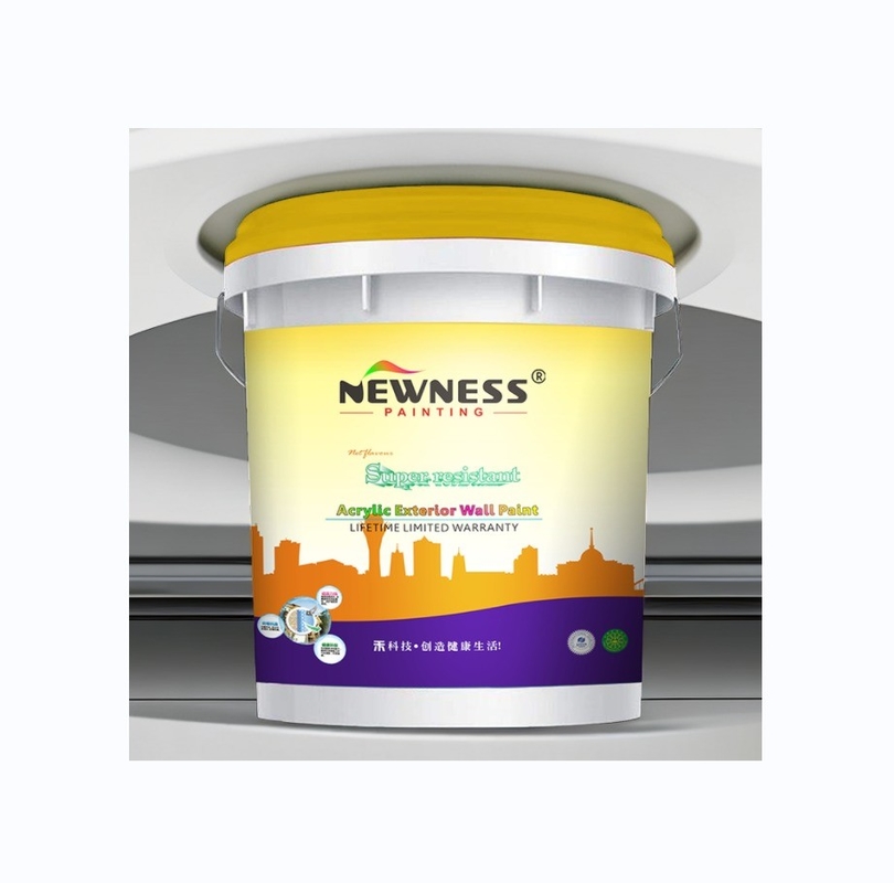 MF Tio2 Base de água líquido branco acrílico emulsão exterior de látex Spray pintura de parede para decoração exterior