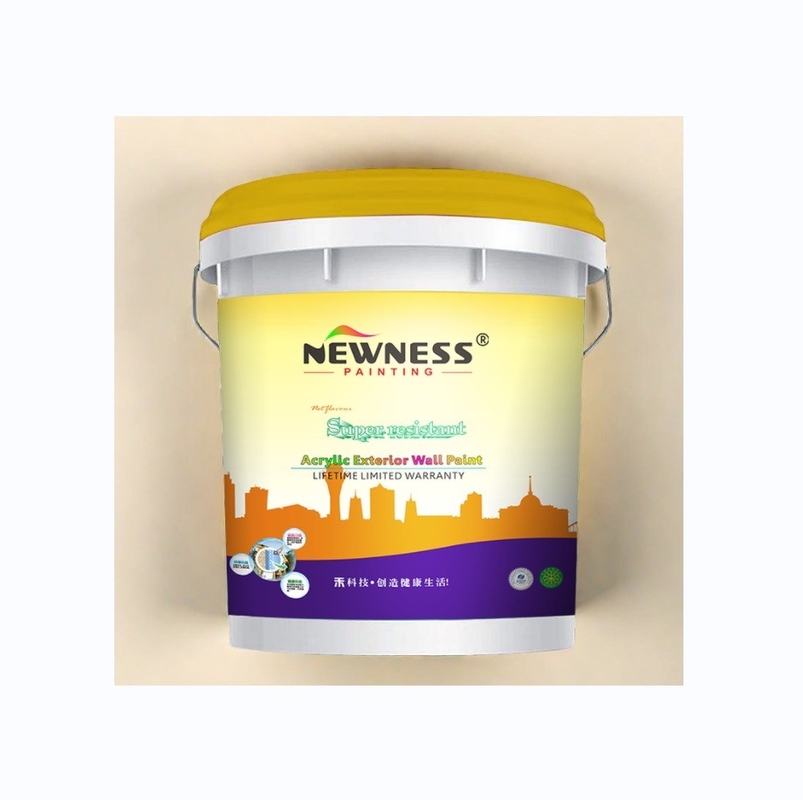 Pintura de parede de látex exterior personalizada para área de aplicação de tinta Decoração de parede exterior