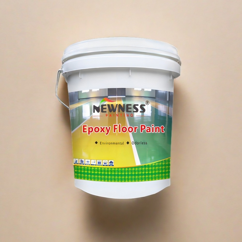 Pintura de piso de resina epóxi auto-nivelação à prova de poeira e pintura de piso de epóxi resistente ao desgaste