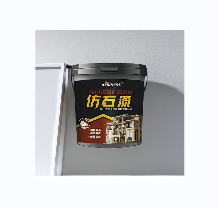 Performance de pulverização de revestimento líquido para pintura decorativa de granito à base de água