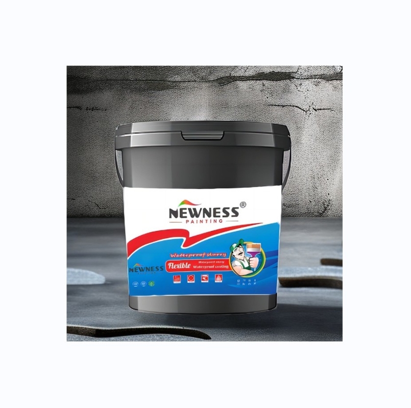 Método de aplicação do pincel 65% de teor sólido de borracha de silicone revestimento à prova d'água para superfícies planas de telhado de concreto