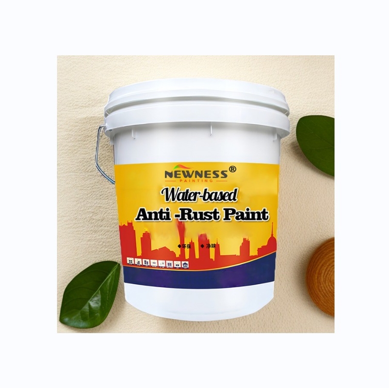 Pintura de edifícios de ferro e aço com uma única parte alquídica revestida em óxido vermelho para facilitar a aplicação