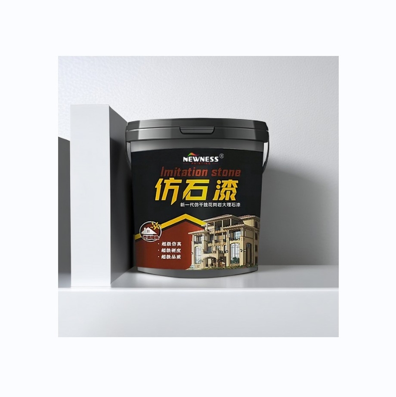 Pintura geral de pedra de granito de parede exterior em 20 kg/BUCKET Base de gráfico de volume e cor