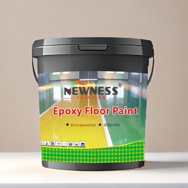 Kit de revestimento de piso de flocos de epoxi coloridos com tinta epoxi e revestimento auto-nivelado