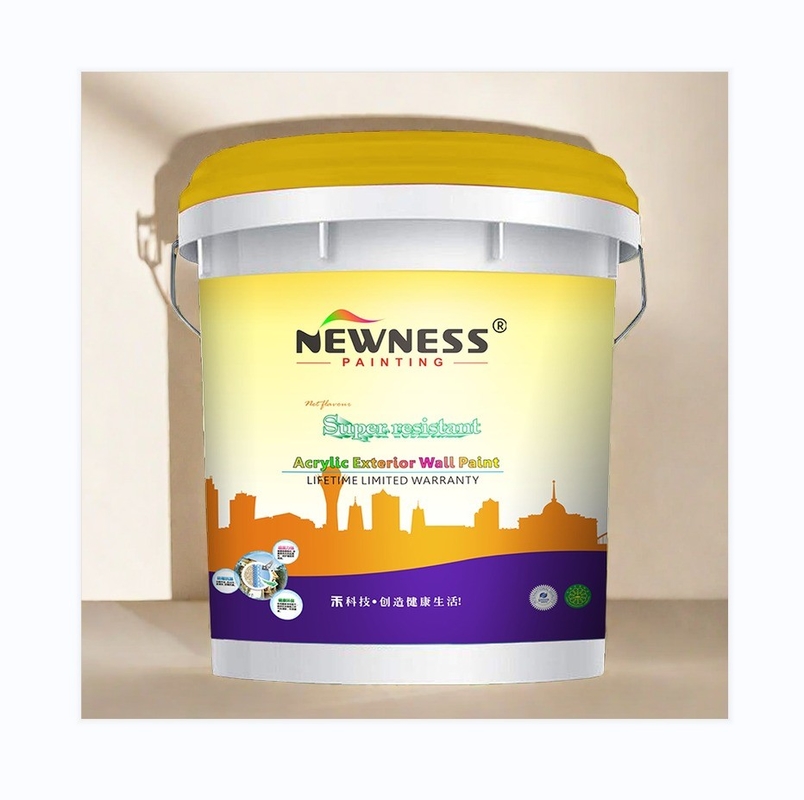 Excelente resistência a manchas Tipo Elastico revestido de parede exterior com revestimento de pintura de látex