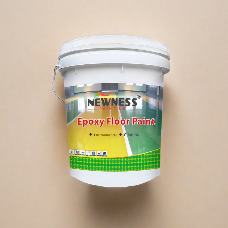 Base no gráfico de cores 20KG/BUCKET Verniz de cobertura de piso epoxi para áreas de alto tráfego