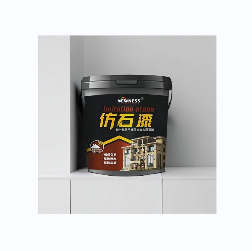 Método de aplicação de pulverização Adesão forte Anti-crack Granito imitando tinta na base do gráfico de cores Cor