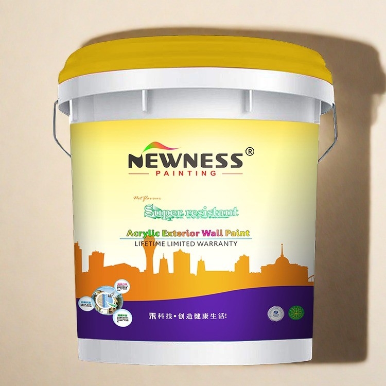 Pintura de látex acrílico puro de fórmula avançada para paredes interiores e exteriores