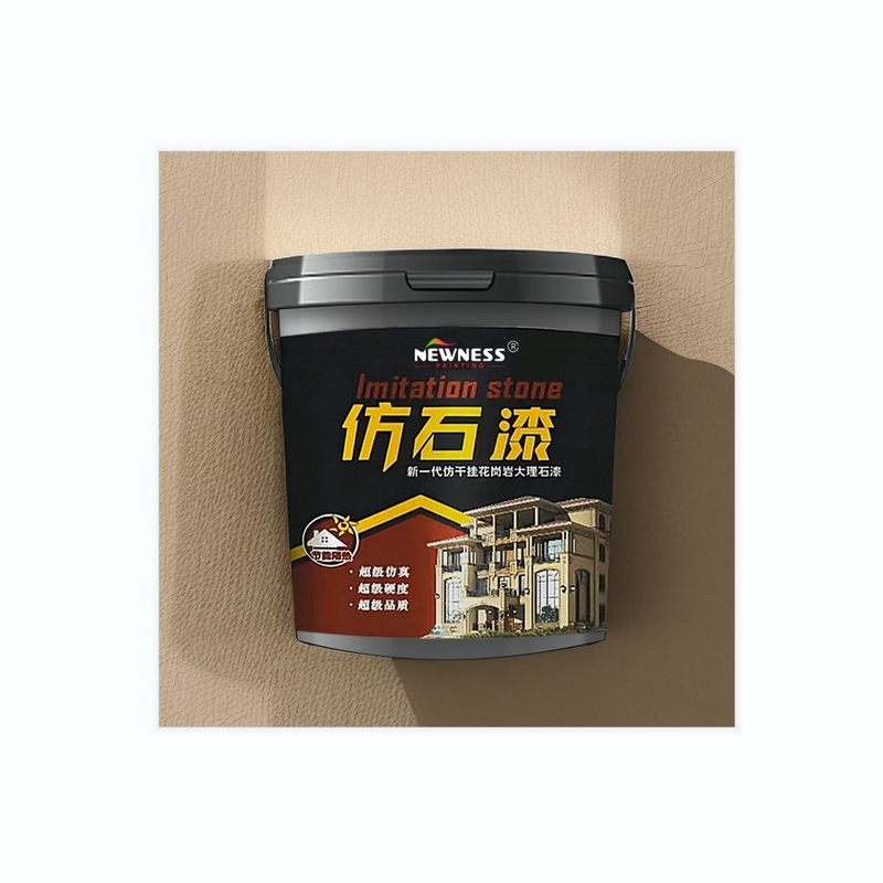 Aplicação de pulverização Efeito de granito acrílico Revestimento de parede exterior com tinta decorativa