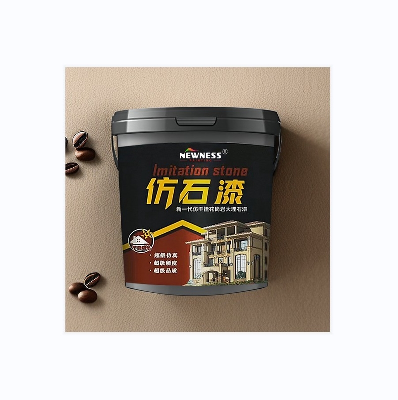 Método de aplicação de pulverização Água Fragmentos de rocha natural Efeito pintura para acabamento semelhante a granito