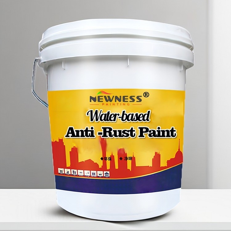 Pintura de acabamento de esmalte alquídico de secagem rápida de componente único para controlo da corrosão no metal