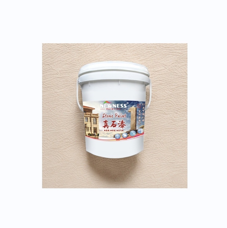 250 horas resistência ao envelhecimento pintura de pedra acrílica exterior para revestimento de parede de pedra real