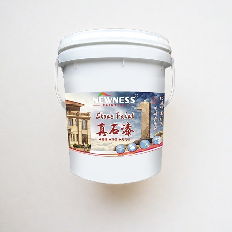 Resistência ao esfregão 5000 vezes Granite Paint Decor Paint para revestimento de edifícios